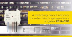 A switching device not only for roller blinds, garage doors or gates RFJA-32B solves numerous issues photo