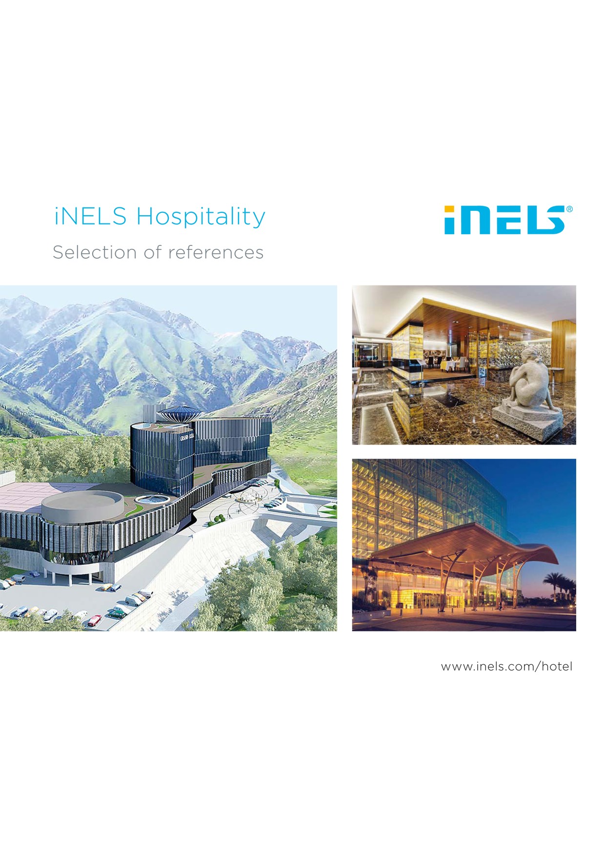 iNELS Hospitality <br>Selection of references preview