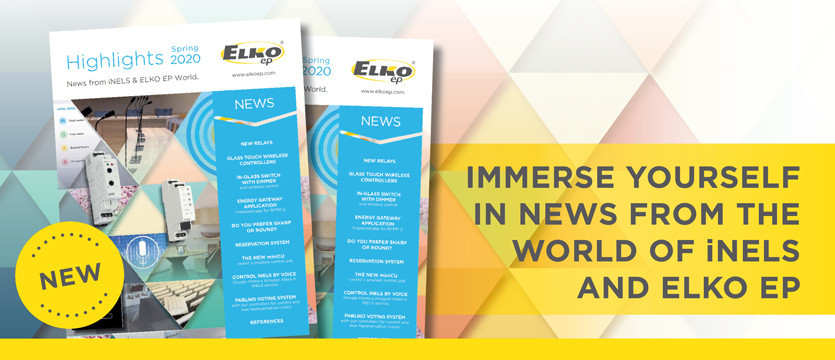 Immerse yourself in news from the world of iNELS and ELKO EP